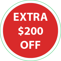 Titan 10,000 lb 2-Post Clear Floor Direct-Drive Lift