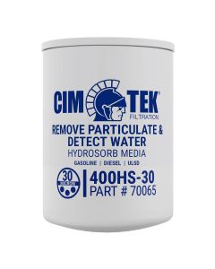 Cim-Tek 70065 (400HS-30) 30 Micron Water Detection Particulate Fuel Filter