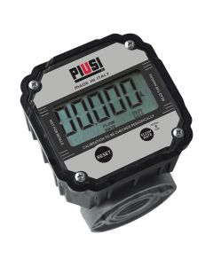 Piusi F00492020 K600 B/3 1" NPT Electronic Diesel Flow Meter (Pulse Out)