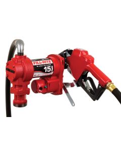 Fill-Rite FR1210HA 12 Volt DC Pump with Hose and Automatic Nozzle