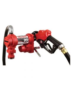 Fill-Rite FR4210HB 12V DC 20 GPM Fuel Transfer Pump with Nozzle