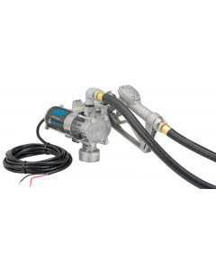 GPI 137100-01 EZ-8 12V 8GPM Fuel Transfer Pump W/ Manual Shut-Off Unleaded Nozzle