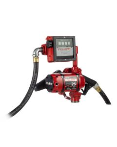 Fill-Rite NX25-120NB-AJ 120V AC 25 GPM Fuel Transfer Pump With Meter & Nozzle