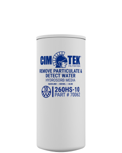 Cim-Tek 70062 (260HS-10) 10 Micron Water & Particulate Hydrosorb Fuel Filter (PET*40910W)