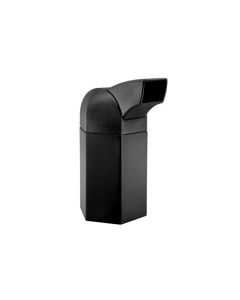 DCI Hex Waste Container With Drive-Through Lid 7380