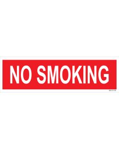 4" X 13.5" No Smoking Pump Decal