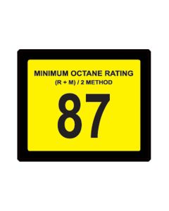 87 OCTANE Decal
