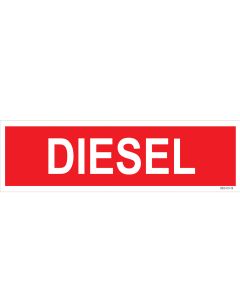 DIESEL PUMP Decal- 4" X 13.5"