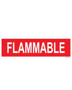 4" X 13.5" FLAMMABLE PUMP Decal