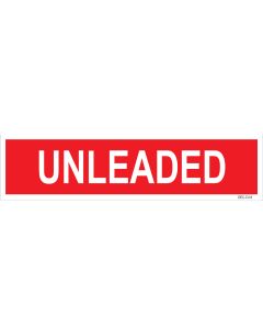 3" X 12" UNLEADED PUMP Decal