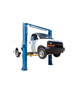 Titan 11,000 lb 2-Post Adjustable Column Clear Floor Lift