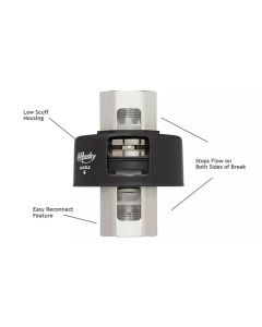 008330 Husky MagBreak 3/4" Magnetic Reconnectable Breakaway Coupled Female x Female NPT
