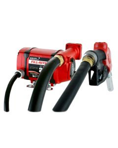 Fill-Rite NX25-DDCNF-AA 12/24V DC 25 GPM Fuel Transfer Pump With Nozzle