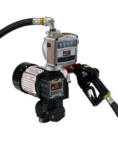 PIUSI EX100 PRO KIT - K150 GALLON METER + 20FT HOSE + A120 AUTO NOZZLE - CONTINUOUS DUTY